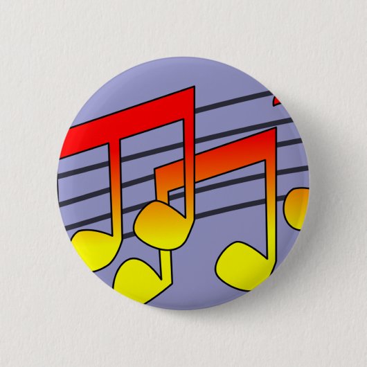 Musiknoten Button (Vorderseite)