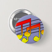 Musiknoten Button (Vorne & Hinten)