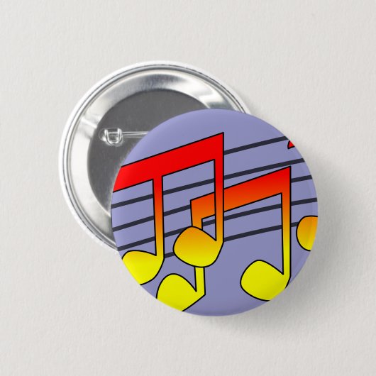 Musiknoten Button (Vorne & Hinten)