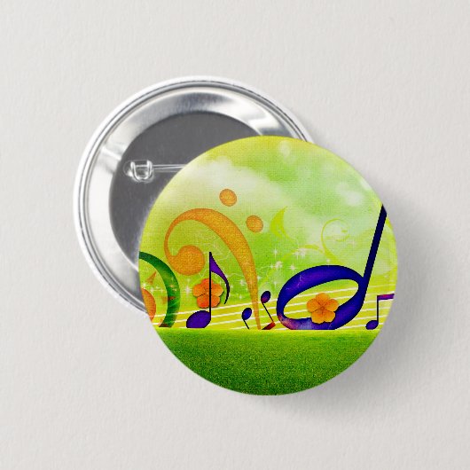 Musiknoten Button (Vorne & Hinten)