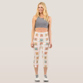 Musiknoten Capri Leggings (Vorderseite)