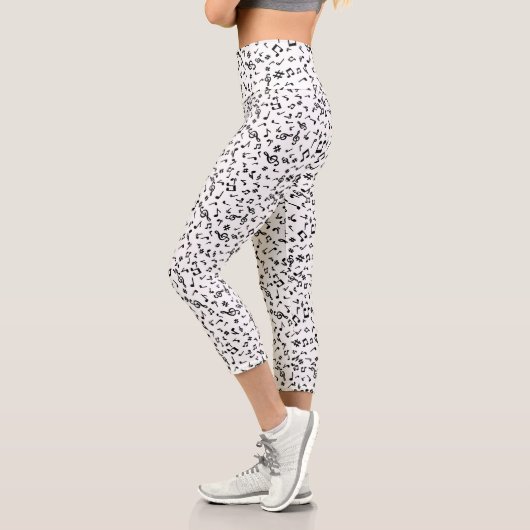 Musiknoten Capri Leggings (Links)