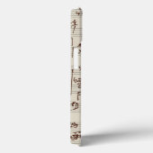 Musiknoten Case-Mate iPhone Hülle (Rückseite / Rechts)