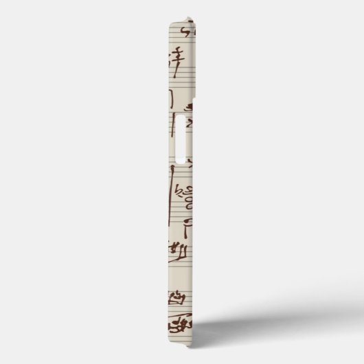 Musiknoten Case-Mate iPhone Hülle (Rückseite / Rechts)