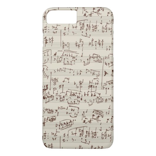 Musiknoten Case-Mate iPhone Hülle (Rückseite)