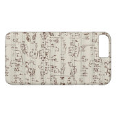 Musiknoten Case-Mate iPhone Hülle (Rückseite (Horizontal))