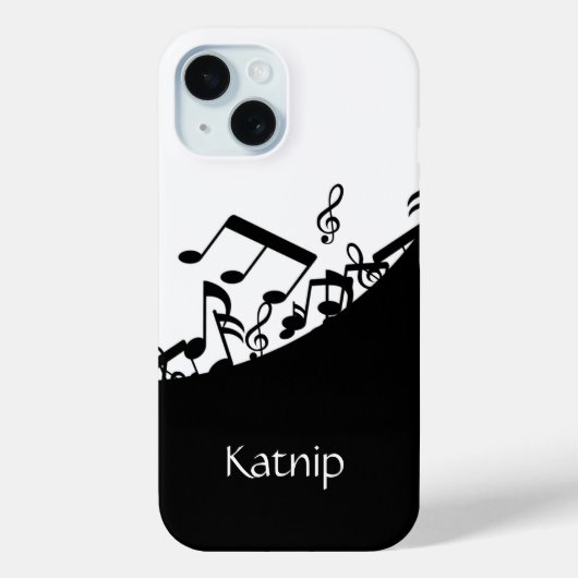 Musiknoten Case-Mate iPhone Hülle (Rückseite)