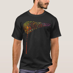Musiknoten Dandela Blume für Männer T - Shirt