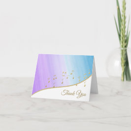 Musiknoten dankt Ihnen Dankeskarte