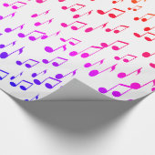 Musiknoten, die Beats!_ Geschenkpapier (Ecke)