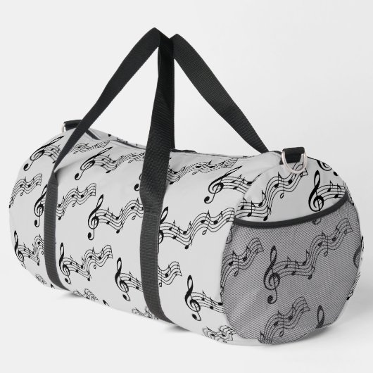 Musiknoten duffle bag (Rechte Ecke)