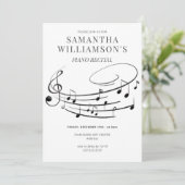 Musiknoten Elegantes Klavierkonzert & Programm (Stehend Vorderseite)