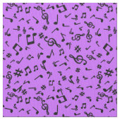 Musiknoten Fabric Stoff (Nahaufnahme)