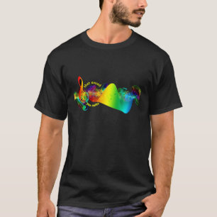 Musiknoten farbig Abstrakt, dass Sie den Klang mac T-Shirt