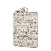 Musiknoten Flachmann (Links)