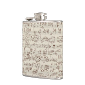 Musiknoten Flachmann (Links)