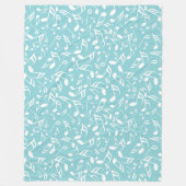 Musiknoten Fleecedecke (Vorderseite)