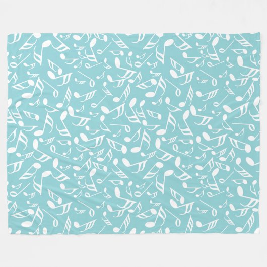 Musiknoten Fleecedecke (Vorderseite (Horizontal))