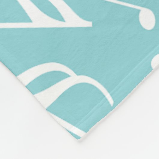 Musiknoten Fleecedecke (Ecke)