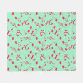 Musiknoten Fleecedecke (Vorderseite (Horizontal))