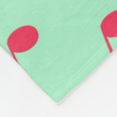 Musiknoten Fleecedecke (Ecke)