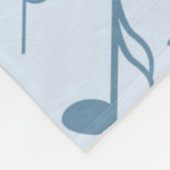 Musiknoten Fleecedecke (Ecke)