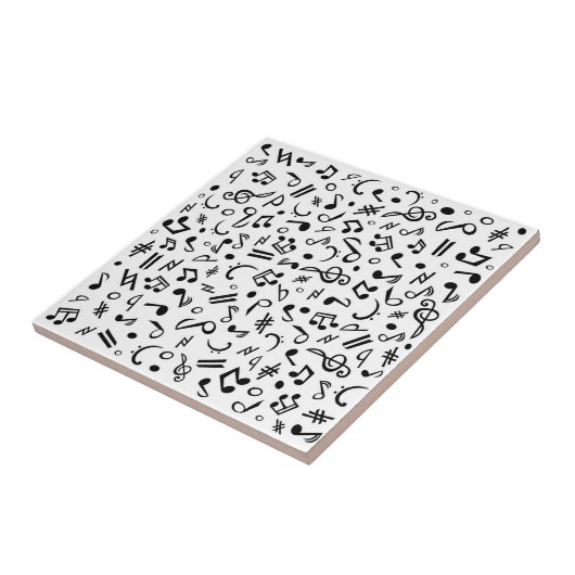 Musiknoten Fliese (Seite)