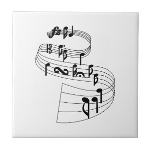 Musiknoten Fliesen Zazzle De