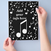 Musiknoten_ Flyer (Hand)