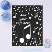 Musiknoten_ Flyer (Einzeln)