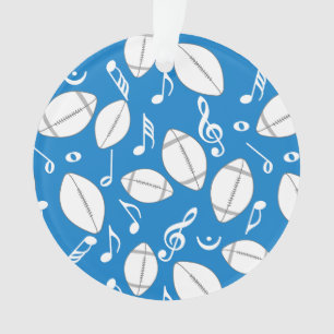 Musiknoten Footballs Ornament