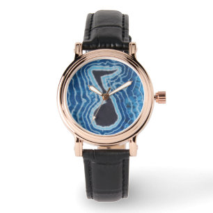 Musiknoten Gefärbte Krawatte Armbanduhr