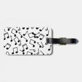 Musiknoten Gepäckanhänger (Rückseite horizontal)