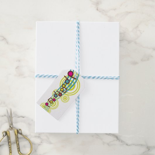 Musiknoten Geschenkanhänger (Mit Garn)