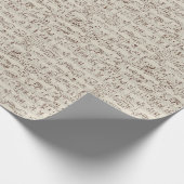 Musiknoten Geschenkpapier (Ecke)