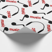 Musiknoten Geschenkpapier (Ecke)