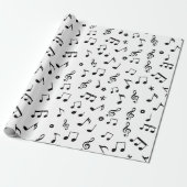 Musiknoten Geschenkpapier (Ungerollt)