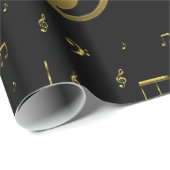 Musiknoten Geschenkpapier (Rolleneckpunkt)