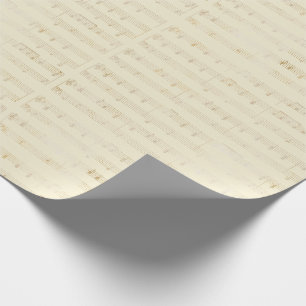 Musiknoten Geschenkpapier