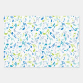 Musiknoten Geschenkpapier Set (Vorderseite 3)