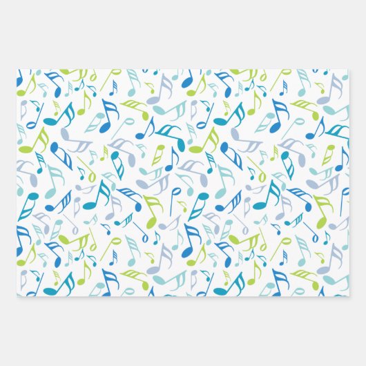 Musiknoten Geschenkpapier Set (Vorderseite 3)
