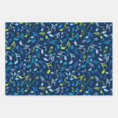 Musiknoten Geschenkpapier Set (Vorderseite 2)