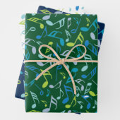 Musiknoten Geschenkpapier Set (Beispiel)