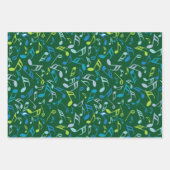 Musiknoten Geschenkpapier Set (Vorderseite)