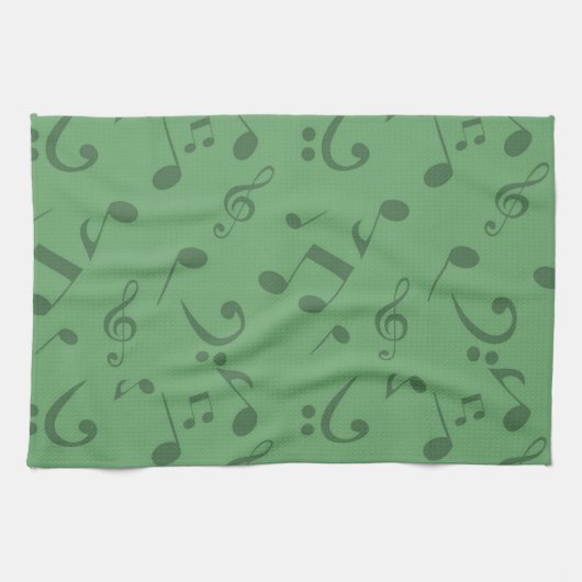 Musiknoten Geschirrtuch (Horizontal)
