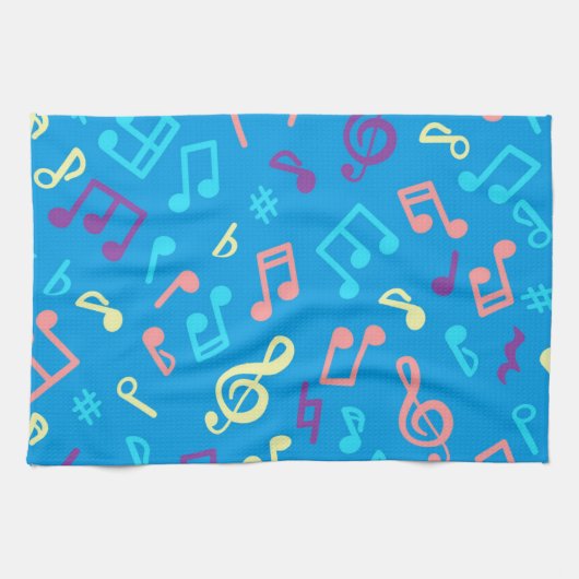 Musiknoten Geschirrtuch (Horizontal)
