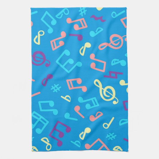 Musiknoten Geschirrtuch (Vertikal)