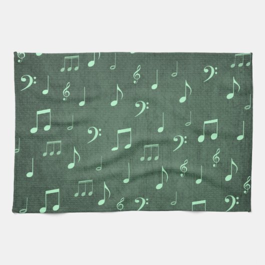 Musiknoten Geschirrtuch (Horizontal)