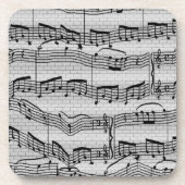 Musiknoten Getränkeuntersetzer (Vorderseite)