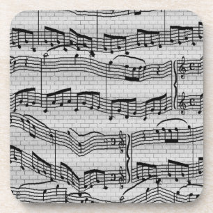 Musiknoten Getränkeuntersetzer